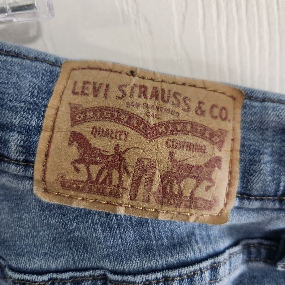 Levi strauss 315 shaping bootcut soft denim size High Waisted 24W - Picture 6 of 9